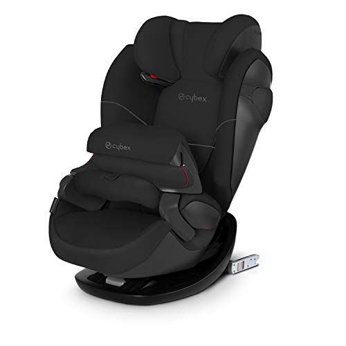 Cybex Silver Pallas M-Fix 519001091 Silla de Coche Grupo 1/2/3, 2 en 1 para Niños, para Coches con y sin Isofix, Colección Color 2021, Negro (Pure Black)