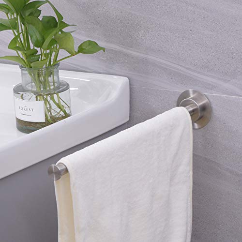 Dailyart Toallero Baño Autoadhesivo 40cm Toallero Barra Baño de Pared Acero Inoxidable Cepillado Toallero de baño sin Taladro Montar en la Pared Barra de Toalla para cocina y baño