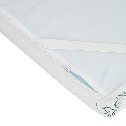 Dailydream Colchón Topper ortopédico viscoelástico, con Aloe Vera, Densidad de 50, Dimensiones de 90x190x5cm