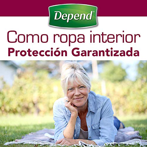 Depend Braguitas Absorbentes para Pérdidas de Orina, Absorción Normal, Talla S-M - 10 unidades