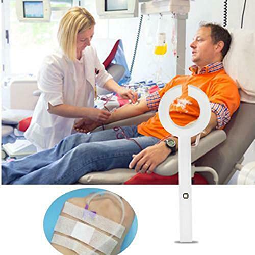 Detector de venas de mano, visor de instrumentos de visualización vascular recargable, escáner de venas para adultos y niños, agarre en varias pieles para punción por infusión para clínica hospitalari