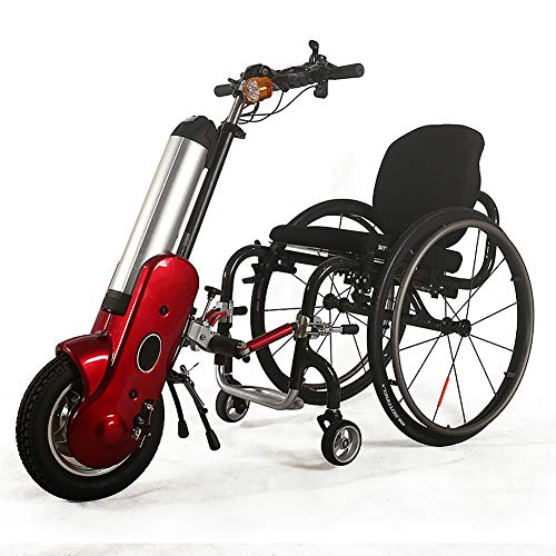 DFEDCLL Kit de conversión de handbike eléctrico para Silla de Ruedas eléctrica con batería de Iones de Litio, Adecuado para sillas de Ruedas Deportivas