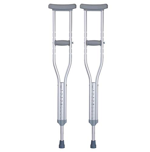 DGHJK Muletas, muletas de Aluminio para Las Axilas para Adultos/par de Bastones Ligeros para Caminar, axila, Codo, antebrazo, Ajustable