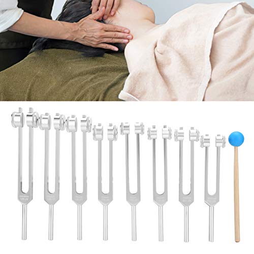 Diapasón Con Martillo, Terapia 8 Diapasones Diapasones, Instrumentos De Terapia De Sonido Herramienta De Diagnóstico Médico Para Relajación De Enfermería