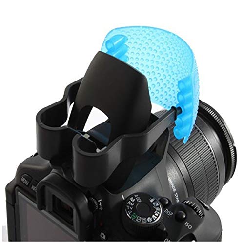 Difusor Flash Con Filtro Naranja, Blanco y Azul, Difusor Suave De Flash Universal, Adecuado Para La Mayoría De Los Modelos De Cámaras, Se Puede Ajustar Para Eliminar Eficazmente La Sombra.