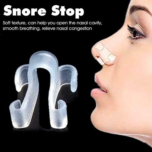 Dilatador Nasal Deportivo Deporte Anatomico - Dilatador Clip, Ferula Antironquidos Mejorar Respiración Nasal Dormir Silicona, Best Breathe Dilatador Nasal Silicona Blanda Pequeño Eficaz