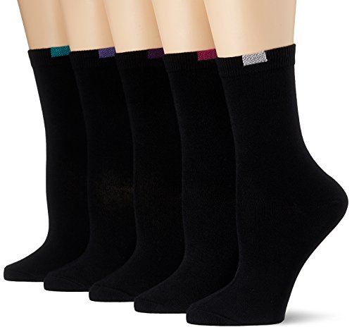 Dim Mi- chaussette Ecodim X5 Calcetines, Negro (Noir), Talla única (Talla del Fabricante: TU) (Pack de 5) para Mujer