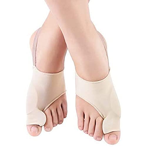 DOACT Corrector de Juanetes, Hallux Valgus de Corrector, Con Almohadilla de Gel de Silicona, para Tratar El Dolor Hallux Valgus Incluye Noche Tratamiento y Dia Asistencia (M)