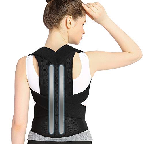 DOACT Corrector Postura Espalda, Faja Lumbar Mujer Hombre, Respaldo Lumbar Faja Espalda, Upright Espalda Para Corregir Postura Espalda, Correctores Enderezar Espalda Apoyo Lumbar Alivio Dolor (M)