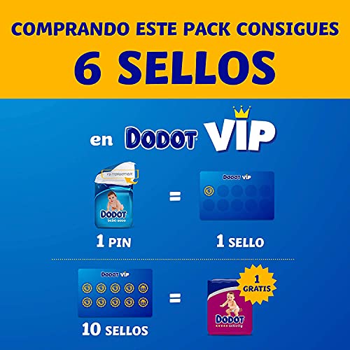 Dodot Pañales Bebé Sensitive Talla 1 (2-5 kg), 276 Pañales, Óptima Protección de la Piel de Dodot, Pack Mensual