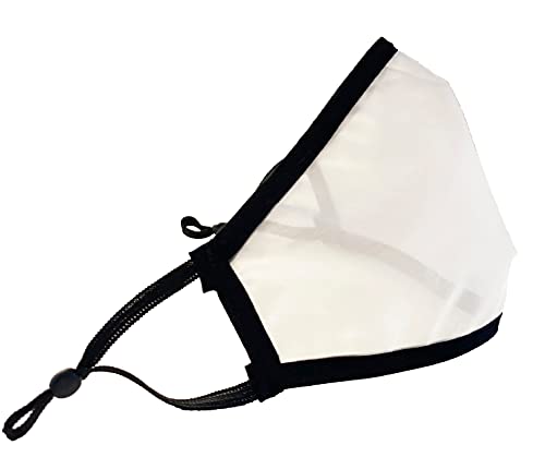 Domos Mascarilla Transparente Reutilizable UNE0065 CWA17533 fabricada en España (Talla L adulto)