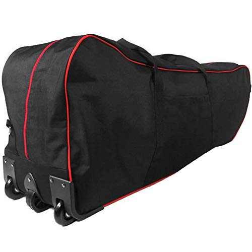 dongbin 8 Pulgadas De Ajuste De La Correa Portátil De Bolsillo Plegable Resistente Al Agua Scooter De 3 Ruedas De Hombro Desmontable Desplazamiento Suave - para Los Viajes De Metro, Negro,Negro