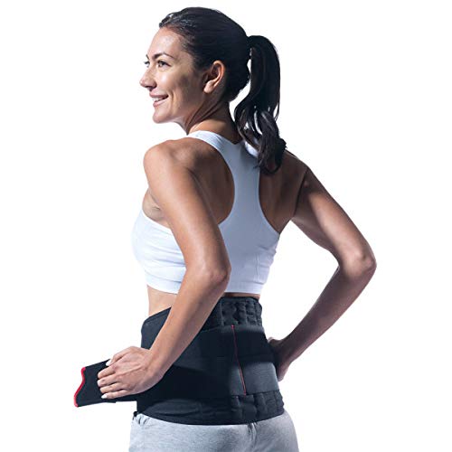 DONJOY - Donjoy - Modelo Porostrap ™ - Corsé lumbar elástico transpirable - L, 21 cm