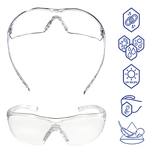 Dräger X-pect 8320 Gafas de Seguridad | Lentes de protección Rayos UV antivaho| Ultraligeras para un Uso intensivo | para Industria, Deporte, Laboratorio