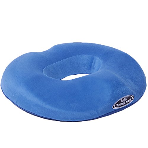 DSAQAO Cojín de Asiento ortopédico Donut, Confort Alivio del Dolor cojín coxis hemorroides Próstata Post Natal Cirugía úlceras por presión-C 43x40cm(17x16inch)