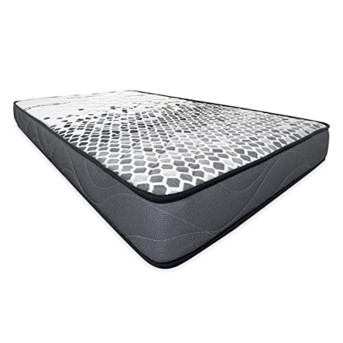 Duérmete Online Pack Cama Eléctrica Articulada Ergomax + Colchón Viscoelástico Dorsal Plus + Barandillas Reforzadas, Gris Antracita, 90x190