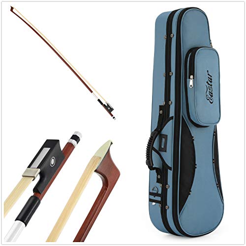 Eastar 4/4 Violín para Principiantes Violines Set Niños Adultos Violín Kit con Arco, Resina, Sintonizador de Clip y Cuerdas Extra (EVA-1)