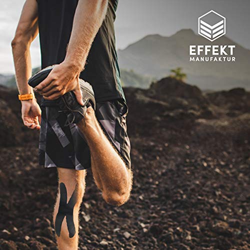 Effekt Manufaktur [5m x 5cm] Kinesiotape Vendaje Neuromuscular I Cinta Kinesiologica impermeable y elastica I Sport Kinesiology Tape