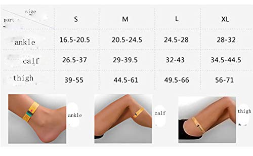 Egurs Medias médicas de compresión, 30-40 mmHg Muslo Medias Altas Leggings Calcetines de compresión S