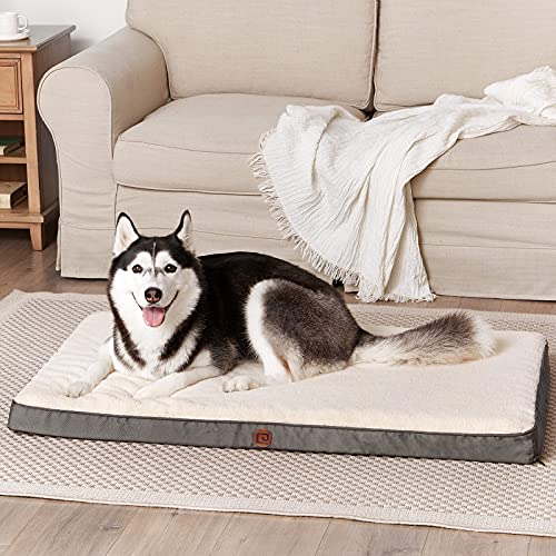 EHEYCIGA Cama Perro Ortopédica Grandes/medianos/pequeños, colchón de Escalera con Funda extraíble y Lavable