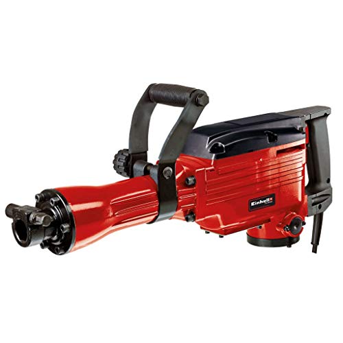 Einhell 4139087 TC-DH 43 - Martillo demoledor, cabezal SDS, fuerza de percusión 43 J, 1500 rpm, 1600 W, 230 V, rojo