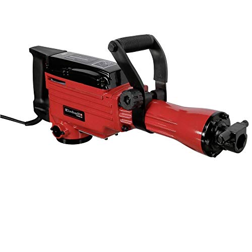 Einhell 4139087 TC-DH 43 - Martillo demoledor, cabezal SDS, fuerza de percusión 43 J, 1500 rpm, 1600 W, 230 V, rojo