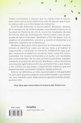 El fin del Alzheimer (Bienestar, salud y vida sana)