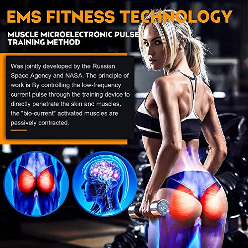 Electroestimulador Muscular Gluteos,EMS Electroestimulador Gluteos,Estimulador Muscular Ejercitar Gluteos USB Recargable(Hombre y Mujer)