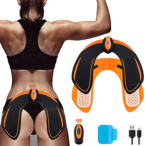 Electroestimulador Muscular Gluteos,EMS Electroestimulador Gluteos,Estimulador Muscular Ejercitar Gluteos USB Recargable(Hombre y Mujer)