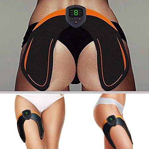 Electroestimulador Muscular Gluteos,EMS Electroestimulador Gluteos,Estimulador Muscular Ejercitar Gluteos USB Recargable(Hombre y Mujer)