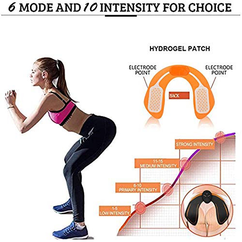 Electroestimulador Muscular Gluteos,EMS Gluteos Estimulador,HipTrainer,Estimulador Muscular Ejercitar Gluteos - Hombre y Mujer