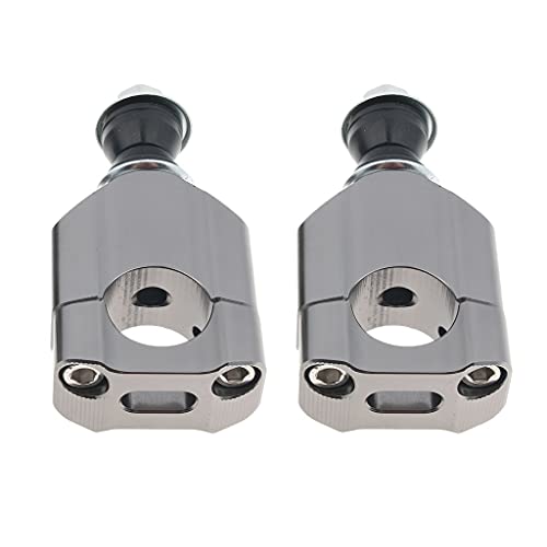 Elevador Manillar MotoM 2 PCS 28 mm MANDARIO UNIVERSAL Abrazadera de la abrazadera Montaje de la barra Abrazadera de montaje para la motocicleta CNC MANDARIO DE ALUMINIO MONTAS DE MANEJOS ARRICK ACCES