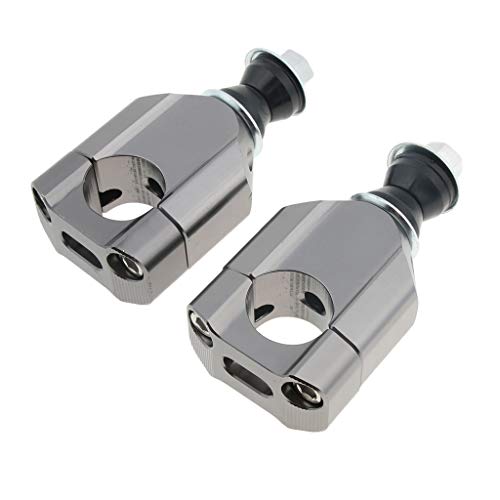 Elevador Manillar MotoM 2 PCS 28 mm MANDARIO UNIVERSAL Abrazadera de la abrazadera Montaje de la barra Abrazadera de montaje para la motocicleta CNC MANDARIO DE ALUMINIO MONTAS DE MANEJOS ARRICK ACCES