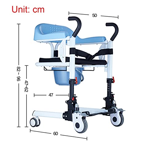 Elevadores de sillas de ruedas para el hogar, silla de ruedas de transferencia, silla de ruedas de ducha para ancianos, elevador de silla plegable portátil, adecuado para sillas de ruedas de rehabili