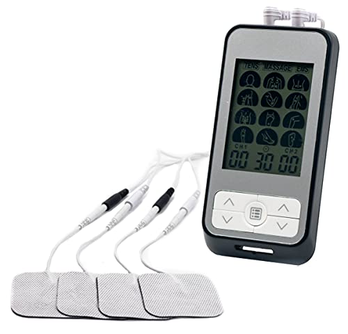 EMS TENS 3-en-1 | unidad de corriente de estimulación con 36 programas para el tratamiento del dolor| estimulador muscular