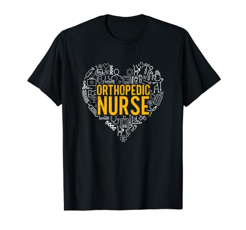 Enfermera ortopédica corazón orto enfermería estudiante RN Camiseta