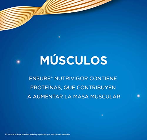 Ensure Pack de 2 NutriVigor Complemento Alimenticio con Proteínas, Vitaminas y Minerales, Sabor Vainilla - 850 gr + 400 gr