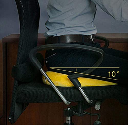 ESGT Cojín De Asiento Ischial Tuberosity con Dos Orificios para Sentarse, Funda Lavable Y Transpirable para Viajar, Leer, El Hogar, La Oficina