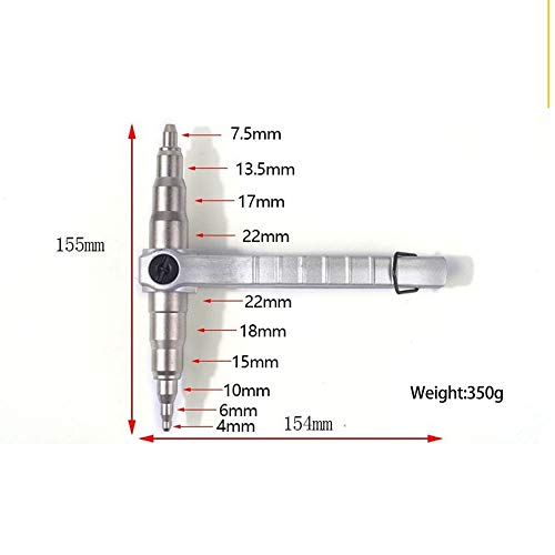 Espansore per Tubi di Rame Diametro, Espansore per tubo di rame per il condizionatore d'aria mantenere la riparazione 1/4"5/16" 3/8"1/2" 5/8"3/4" 7/8 - Pollici (1pcs)