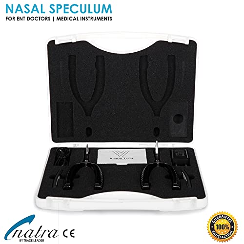 Espéculo nasal LED 14 cm 50 mm Espéculo HNO Rhinologie ENT Fiber NATRA