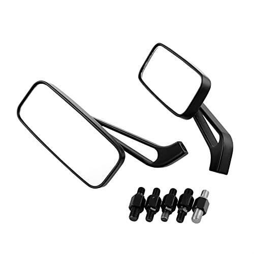 Espejo retrovisor Motocicletas Motocicleta Universal Moto Scooter Retrovisor Mirror Vista Lateral Espejos Moto Ajuste para Honda Yamaha Suzuki Kawasaki Victory Davidson (Color : 1 Pair)