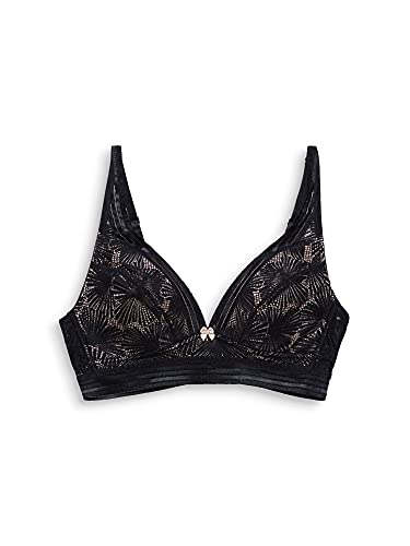 Esprit GEORGIAH 2 RCS Wireless Padded Longline Bra Sujetador Acolchado, 001/negro, 100A para Mujer