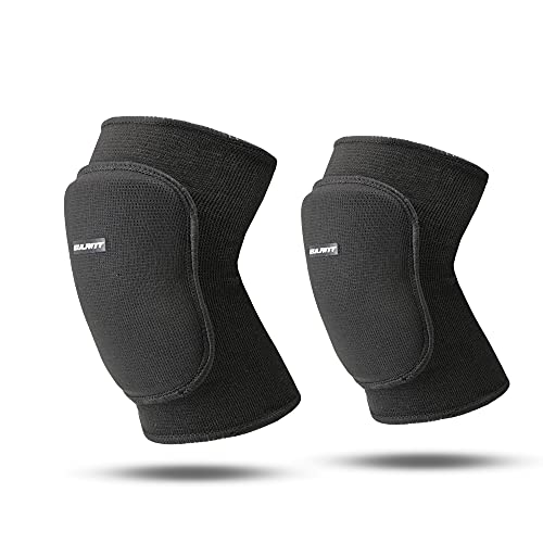 EULANT Almohadillas Protectora para Rodilla de Niños, Niñas Crashproof Algodón Rodillera, Rodilleras Infantil para Baile Ciclismo Correr Fútbol Volleyball Patinaje Esquí, Negro, S