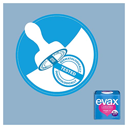 Evax Cottonlike Compresas Normal Plus Con Alas, 16 Unidades, 100% Limpia, 0% Olor