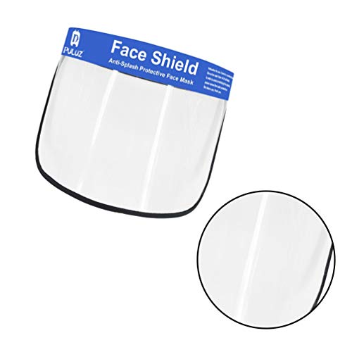 EXCEART 2 Piezas de Protector Facial de Seguridad Protector Transparente para Proteger Los Ojos Y La Cara de Película Protectora de Plástico para Adultos (Pu465 con Palabras en Inglés con Logotipo)