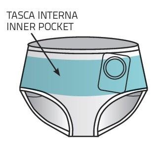 Faja hernia slip Boxer Art.516 - Color Gris Talla 4 > 86-90 cm