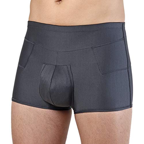 Faja hernia slip Boxer Art.516 - Color Gris Talla 4 > 86-90 cm