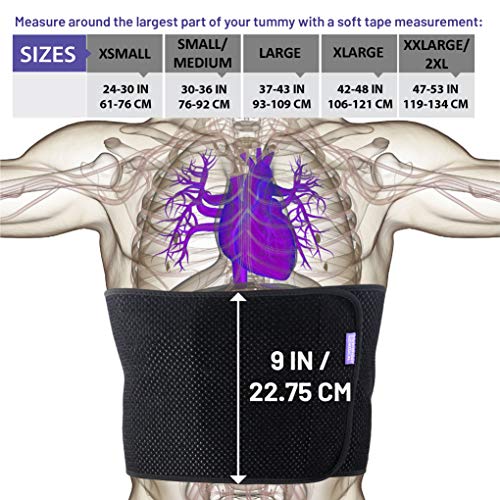 Faja para Cirugía Postabdominal con Carbón de Bambú I Acelere la Cicatrización y Reduzca la Hinchazón Después de la Cesárea, Cirugías de Abdomen, Abdominoplastia, Vejiga y Reducción de Estómago - XL