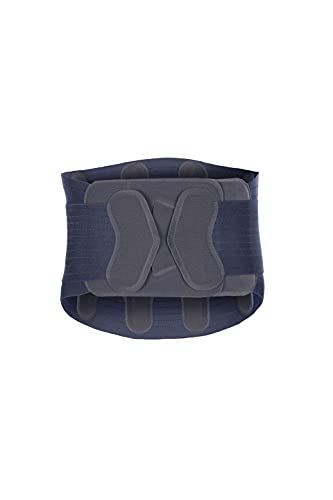 FAJA PARA LAS LUMBARES MUJER. ORTESIS LUMBOSACRA SEMIRRIGIDA. CINTURON PARA HOMBRE TRABAJO Y DEPORTE ALIVIA DOLOR LUMBAR Y DE ESPALDA. L (85-100 cm))