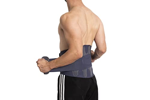 FAJA PARA LAS LUMBARES MUJER ORTESIS LUMBOSACRA SEMIRRIGIDA CINTURON PARA HOMBRE TRABAJO Y DEPORTE ALIVIA DOLOR LUMBAR Y DE ESPALDA. (XL (100-115 cm))